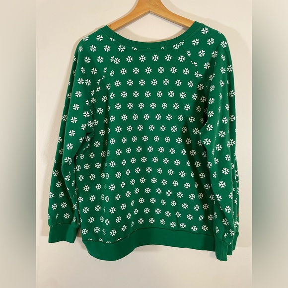 Disney Womens Mickey Happy Holidays Green Minnie Christmas Pullover XXL - Picture 2 of 3
